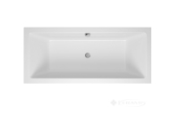 ванна акрилова Radaway Tea 160x75 з ніжками та сифоном, біла (WA1-51-160x075)