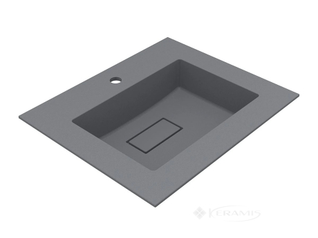 Умивальник Miraggio Erica 600 Mirastone 60x50 gray (8813653)