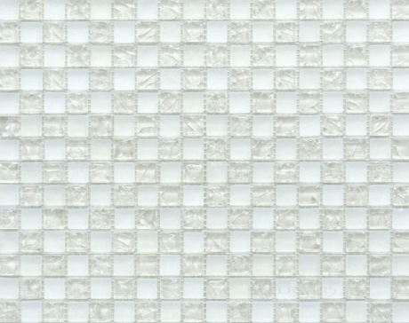 Мозаика Grand Kerama 30x30 (1,5х1,5) шахматка белый (538)