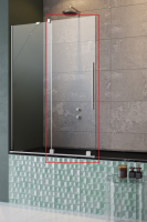 штора для ванни Radaway Furo PND II 58,8x150 ліва, прозоре скло, хром (10109588-01-01L)